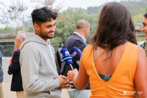 Jaden Gomes na Inauguração novo alojamento de estudantes em Benfica